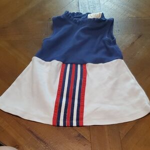 The Beaufort Bonnet Company Blue and White Casual Dress